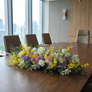 广州市 鲜花礼物 商务用花·会议桌花